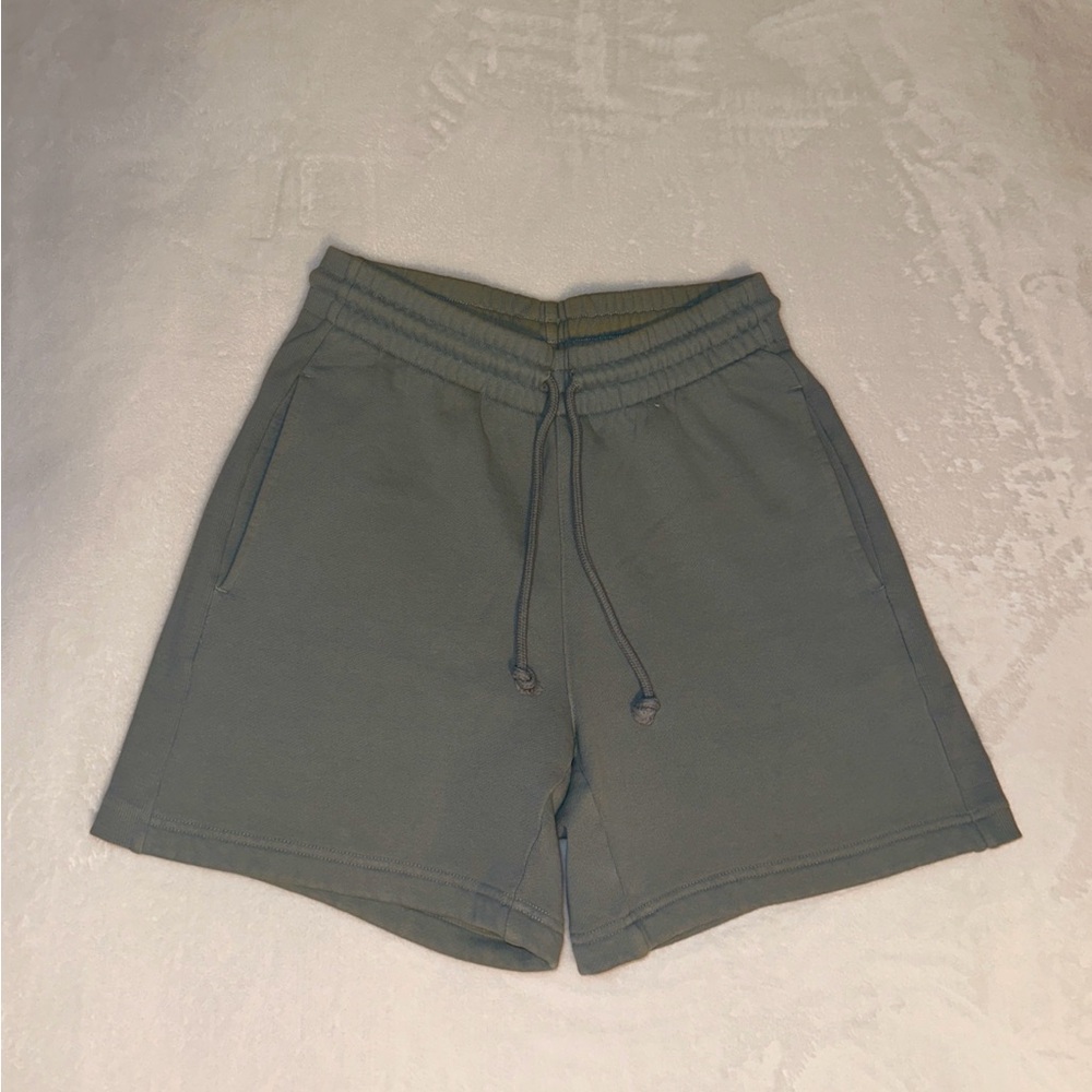 TNA (CozyAF) Women’s Athletic Shorts in Olive/Grey